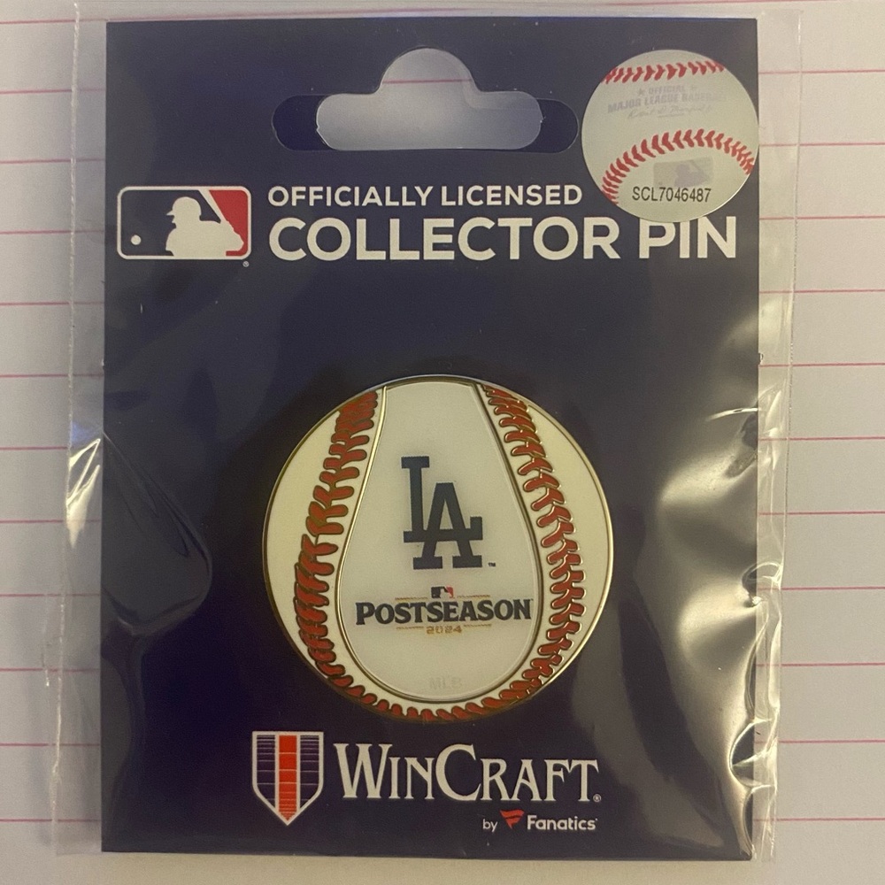 WinCraft LA Postseason Baseball Pin